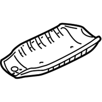 Volkswagen Beetle Exhaust Heat Shield - 7M3-253-243
