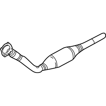 2005 Volkswagen Jetta Catalytic Converter - 1J0-254-507-GX