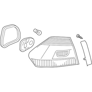 2013 Volkswagen Passat Back Up Light - 561-945-095-H