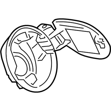 Volkswagen Rabbit Fuel Door Switch - 1K6-809-857-C-GRU
