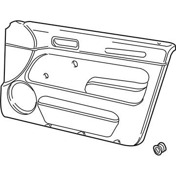 Volkswagen 1J4-867-011-EJ-HRP Door Trim Panel