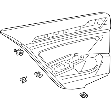 Volkswagen 3G8-867-211-B-HUH Door Trim Panel