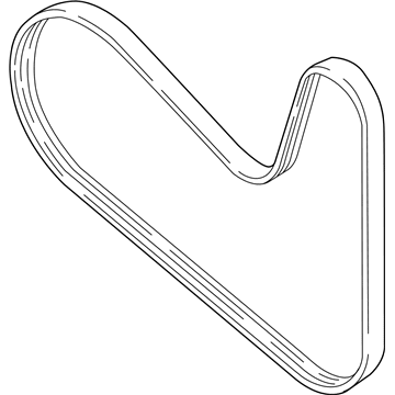 Volkswagen Jetta Drive Belt - 04L-260-849-AB
