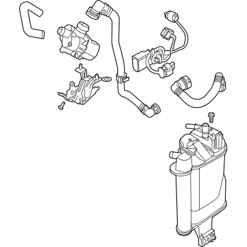 Volkswagen Jetta Vapor Canister - 5Q0-201-799-A