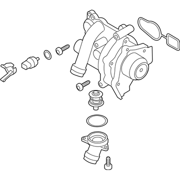 Volkswagen Jetta Water Pump - 06J-121-026-G