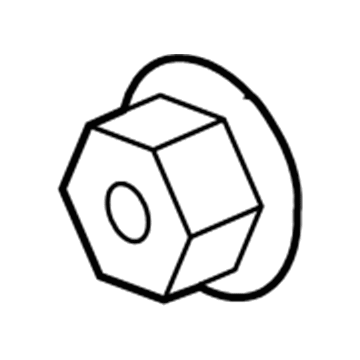 Volkswagen N-905-708-03 Side Shield Retainer