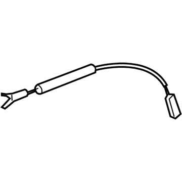 Volkswagen Touareg Door Latch Cable - 7L6-827-531-B