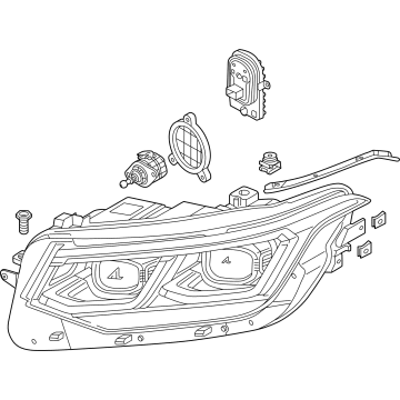 Volkswagen Tiguan Headlight - 5NL-941-113-B