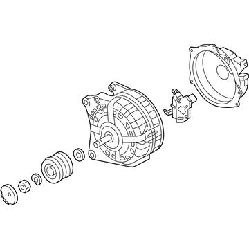 Volkswagen Jetta Alternator - 04B-903-023-A