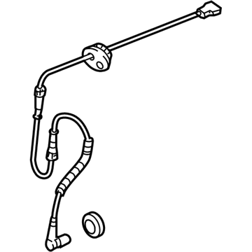 Volkswagen Passat ABS Wheel Speed Sensor - 8D0-927-803-D