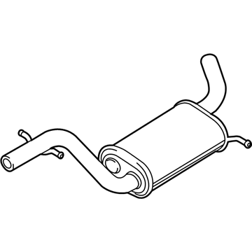 Volkswagen Beetle Muffler - 5C3-253-209-L