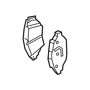 Volkswagen Jetta Brake Pad Set - 3Q0-698-151-E