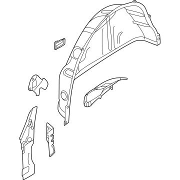 Volkswagen Taos Fender Splash Shield - 575-809-851