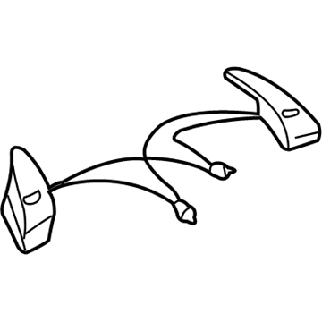 Volkswagen 701-419-658-01C Horn Button Assembly
