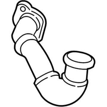 2014 Volkswagen Touareg Coolant Pipe - 059-131-530-N