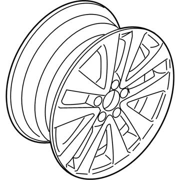 Volkswagen Golf R Alloy Wheels - 5K0-601-025-Q-8Z8