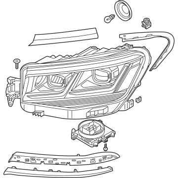Volkswagen Atlas Headlight - 3CN-941-081-B