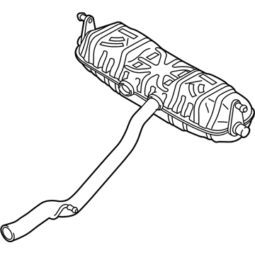 Volkswagen Touareg Muffler - 7P6-253-609-AD