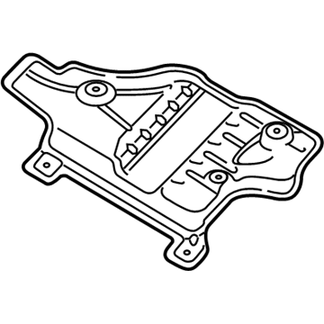 Volkswagen Touareg Exhaust Heat Shield - 7P0-825-681-B