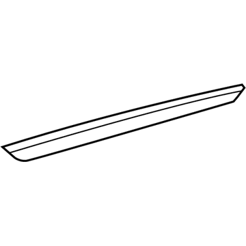 Volkswagen CC Door Moldings - 3C8-867-419-K-3H5