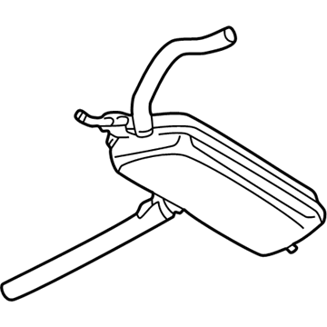 Volkswagen Passat Muffler - 3B0-253-409-T