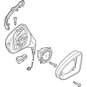 Volkswagen Side View Mirrors - 5H1-857-507-AG-9B9