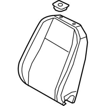 Volkswagen 3CN-881-805-S-VJH Seat Back Cover