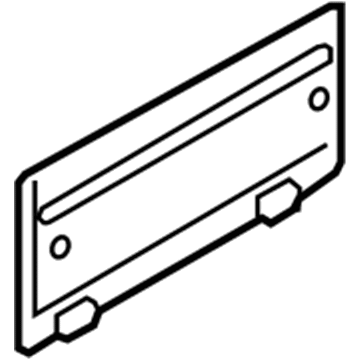 Volkswagen 1KM-827-211-B License Bracket