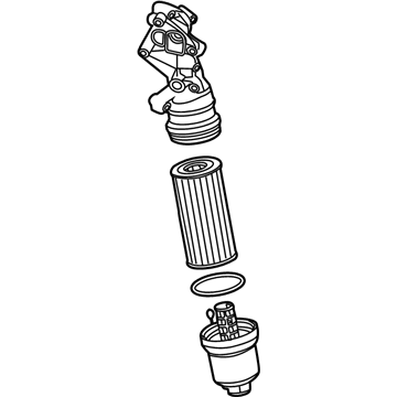 Volkswagen Jetta Oil Filter Housing - 07K-115-397-E