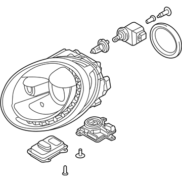 Volkswagen Beetle Headlight - 5C1-941-031-H