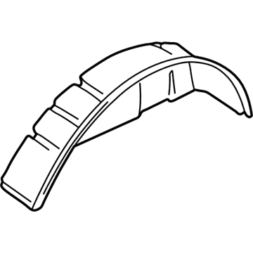 Volkswagen 701-803-301 Wheelhouse