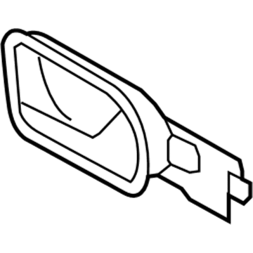 Volkswagen Rabbit Interior Door Handle - 1K2-837-114-H-UAQ