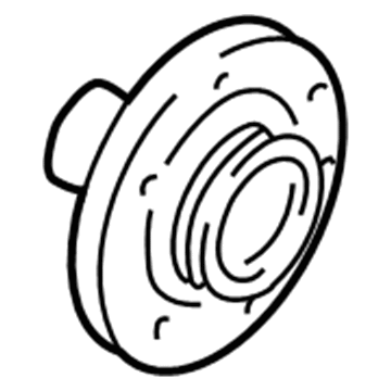 Volkswagen Jetta Brake Drum - 1H0-501-615-A