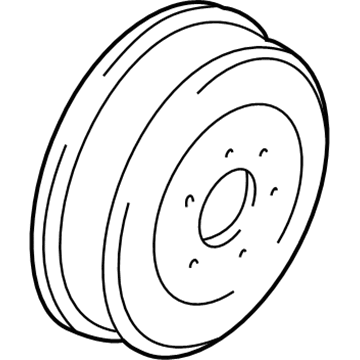 Volkswagen Brake Drum - 701-609-617