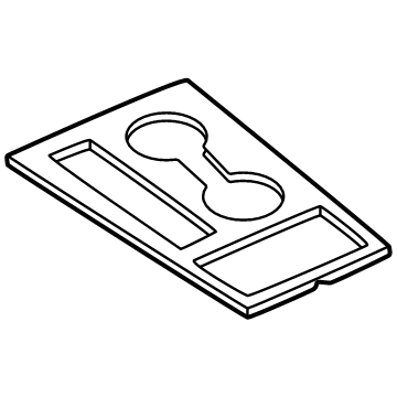 Volkswagen 3CN-864-263-J-OFA Shift Panel