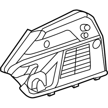 Volkswagen 5C5-867-761-A-82V Upper Quarter Trim