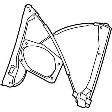 Volkswagen Rabbit Window Regulator - 1K3-837-462-B