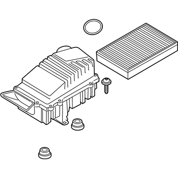 Volkswagen Air Filter Box - 3C0-129-607-AL