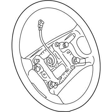 Volkswagen Steering Wheel - 1HM-419-091-B-01C