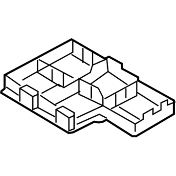 Volkswagen 7P0-937-211-A Relay & Fuse Plate Bracket