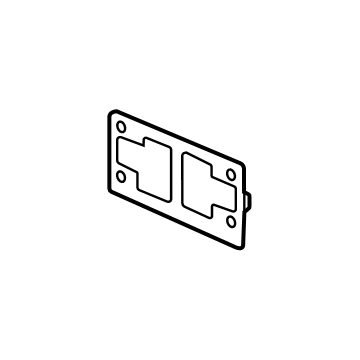 Volkswagen 3CN-807-287-G-9B9 License Bracket