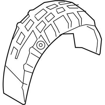 Volkswagen 5G9-810-971-C Wheelhouse Liner