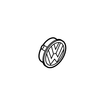 Volkswagen Atlas Wheel Bearing Dust Cap - 5GM-601-171-FOD