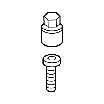 Volkswagen Atlas Wheel Hub Bolt - 3D0-698-137