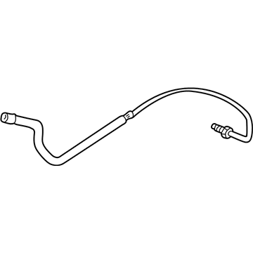 Volkswagen Jetta Power Steering Hose - 175-422-893-D