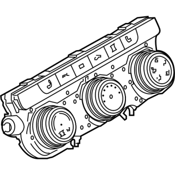 Volkswagen A/C Switch - 5GM-907-426-L-WZU