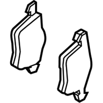 Volkswagen Phaeton Brake Pad Set - 4E0-698-151-Q