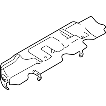 Volkswagen Touareg Exhaust Heat Shield - 07Z-253-036-D