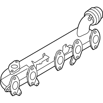 Volkswagen Touareg Exhaust Manifold - 07Z-253-034-Q