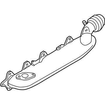 Volkswagen Touareg Exhaust Manifold - 07Z-253-033-AA